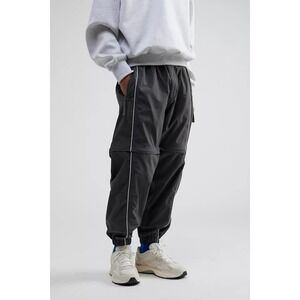 Alpha Industries Track Pant Adult Unisex Small S Gray Warmup Convertible Zip Off